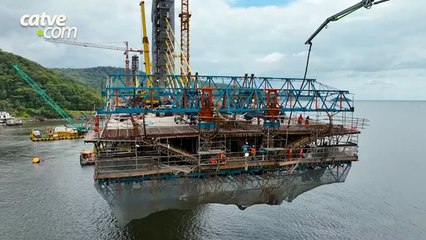 Ponte de Guaratuba atinge 85% de execução e mantém previsão de entrega para abril de 2026