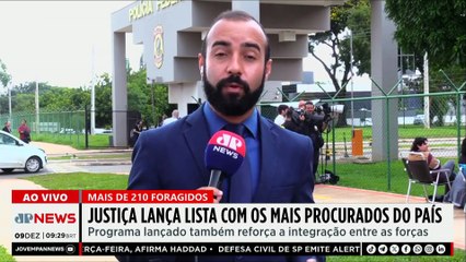 Ministério da Justiça lança lista com mais procurados do Brasil