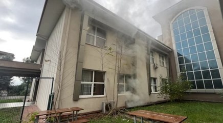 Okul'da yangın; öğrenciler tahliye edildi