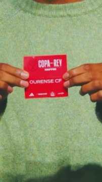 La reacción de la plantilla del Ourense CF al emparejamiento con el Athletic Club en Copa del Rey