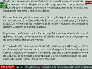 La red de intelectuales se pronuncia ante entrega de Nobel de la Paz a María Corina Machado