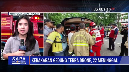 Terkini! Kronologi hingga Proses Olah TKP Kebakaran Gedung Terra Drone Kemayoran Jakpus | SAPA MALAM