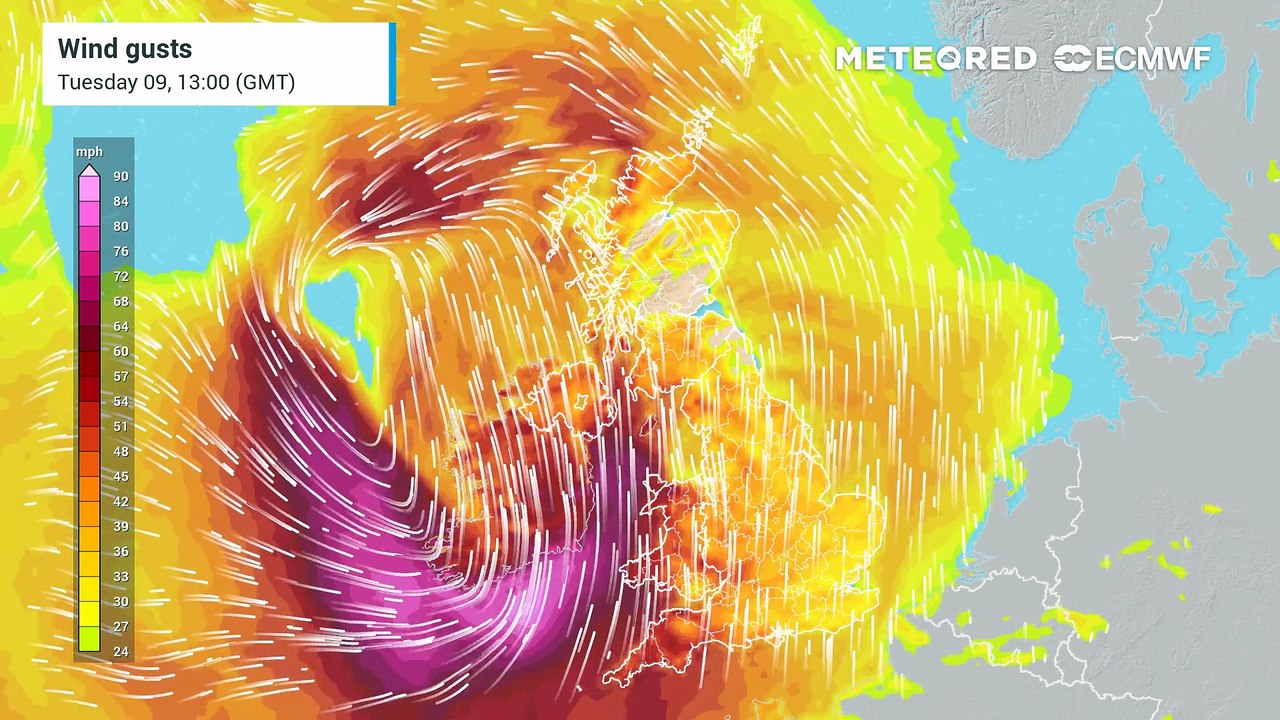Storm Bram unleashes amber wind warnings as 90mph gusts hit the UK