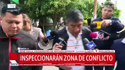 Viceministro de Régimen Interior se traslada a Cotapachi para iniciar investigación por muertes en desbloqueo