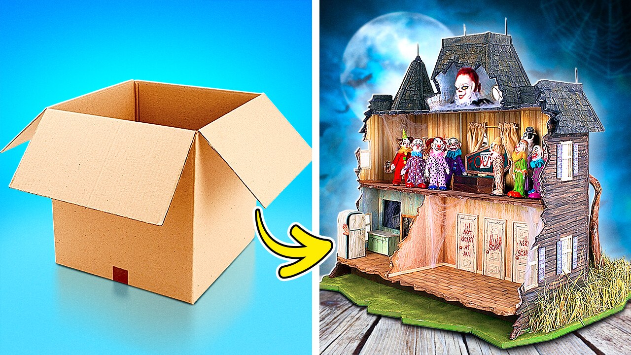 I Turned Trash into a Magical Cardboard Castle!