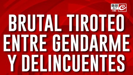 Gendarme se defendió de un robo, se enfrentó a tiros con los delincuentes y mató a uno de ellos