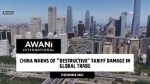 China warns of "destructive” tariff damage in global trade