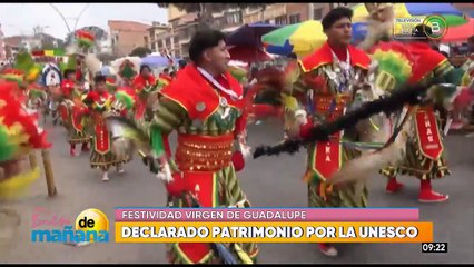 Unesco declara Patrimonio Cultural Inmaterial de la Humanidad a la festividad de la Virgen de Guadalupe