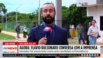 Flávio Bolsonaro diz que vai manter pré-candidatura à presidência