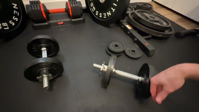 best adjustable dumbbell set from Yes4All with a weight from 40 to 200 pounds. Full review!