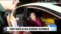 Charly García hablando acerca de su esquina en Buenos Aires