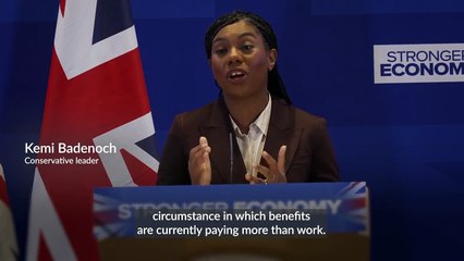 Badenoch pledges to ‘draw a line’ on which health issues get welfare support