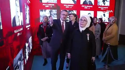 Emine Erdoğan "Soykırımın Kadın Tanıkları: Gazze’de Medya ve Direniş" programının açılışında konuştu
