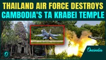 BREAKING: Thailand Air Force DESTROYS Cambodia’s Ta Krabei Temple Area in Kamikaze Drone Strikes