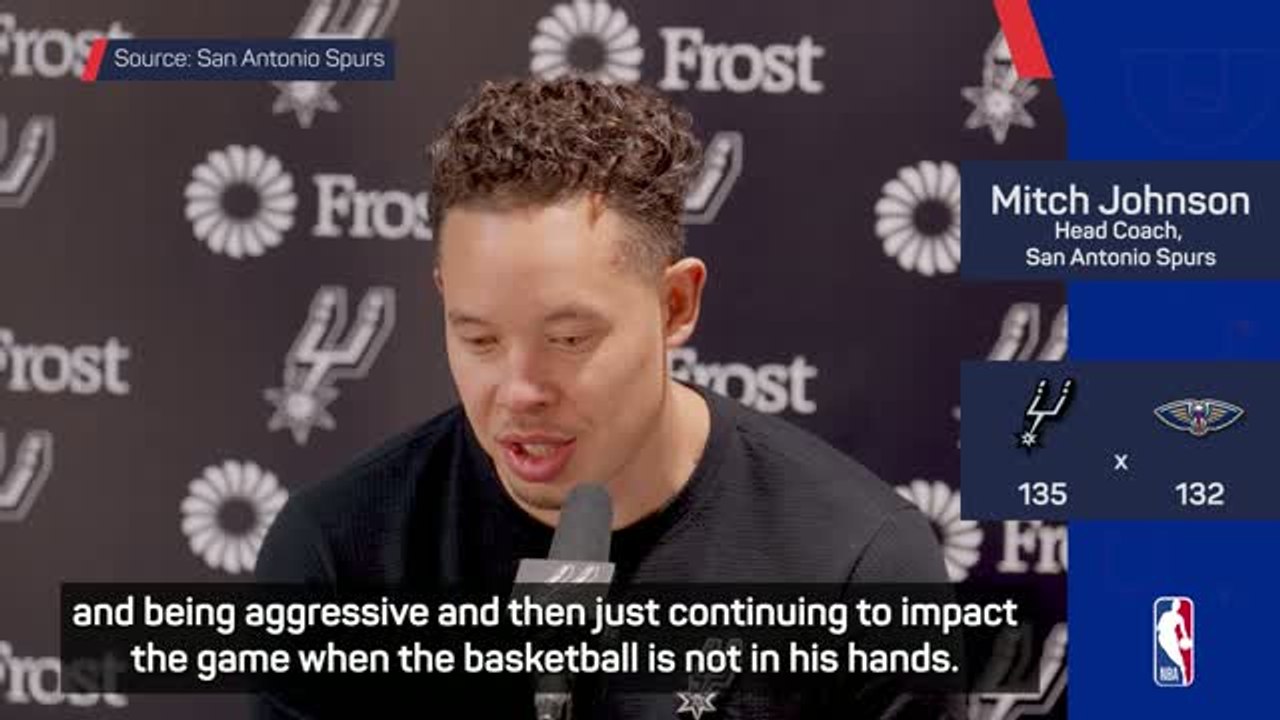 Johnson praises 'dynamic' Harper in Spurs win