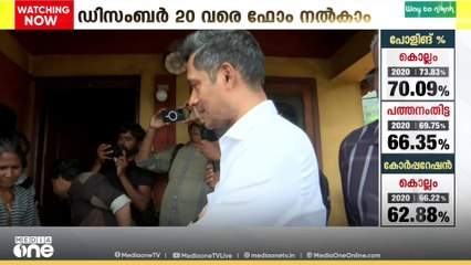 എന്യൂമറേഷൻ ഫോം നൽകാൻ രണ്ട് ദിവസംകൂടി ; ഡിസംബർ 20 വരെ SIR ഫോം നൽകാം