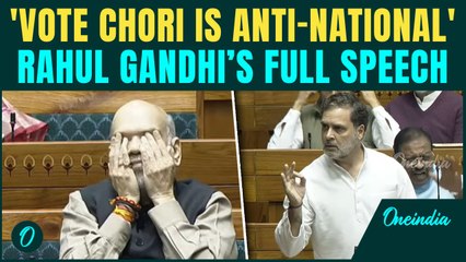 RAHUL GANDHI FULL SPEECH: ‘Vote Chori Is An Anti-National Act’ | Gandhi Targets BJP in Fiery Speech