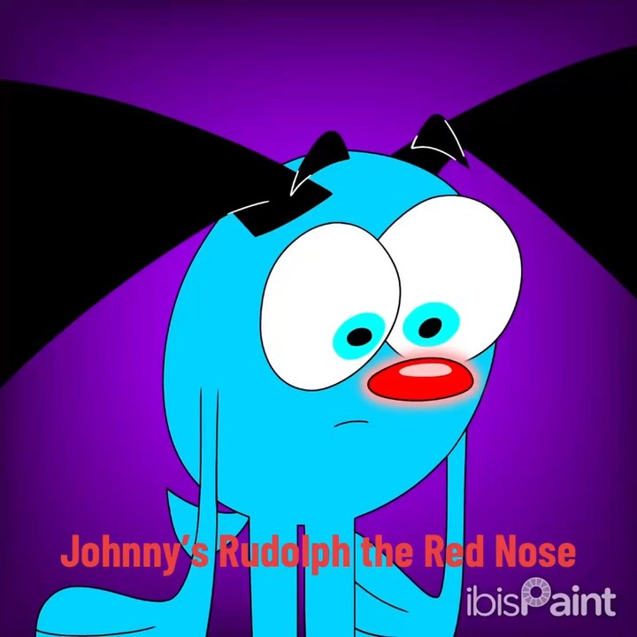 Johnny & Friends: Johnny’s Rudolph the Red Nose in Speedpaint