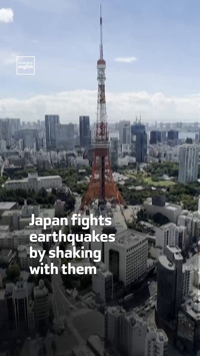 Japan fights earthquakes by shaking with them