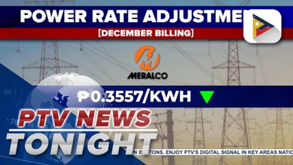 Meralco cuts down power rate for December billing period