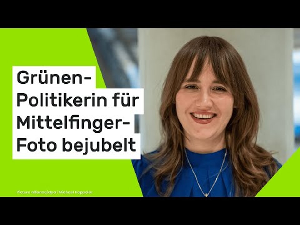 Ricarda Lang: 'Eine echte Hoffnungsträgerin' - Grünen-Politikerin für Mittelfinger-Foto bejubelt