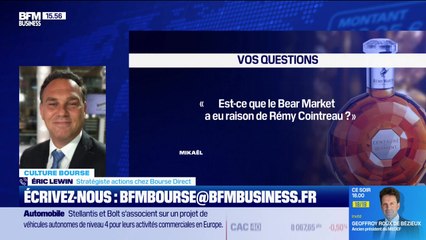 Culture Bourse : « Le Bear Market a-t-il eu raison de Remy Cointreau ? » par Julie Cohen-Heurton - 09/12