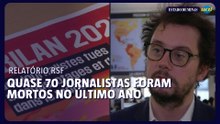 Repórteres Sem Fronteiras relata quase 70 mortes de jornalistas no ano