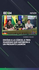 Envían a la cárcel a tres guardias que mat4ron a un presunto ladrón