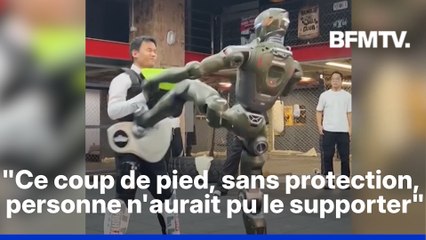 Un PDG chinois frappé par son robot humanoïde lors d'une simulation de combat