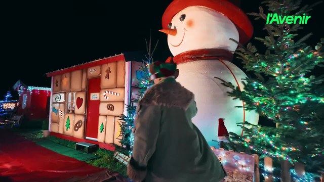 Noël version XXL : l’incroyable jardin illuminé du Père Nebel à Beauvechain