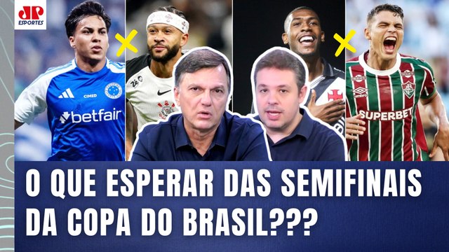 EU NÃO ACHO ISSO IMPOSSÍVEL! Pra mim... SEMIFINAIS da Copa do Brasil | Corinthians e Vasco ZEBRAS?