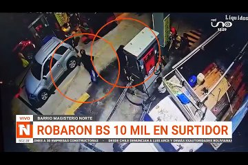 REVELAN EL MONTO ROBADO EN EL ATRACO A SURTIDOR