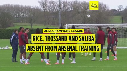 Rice, Trossard and Saliba absent from Arsenal training ahead of Club Brugge UCL trip
