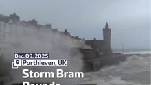 Storm Bram Pounds Britain’s Coast