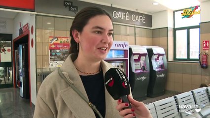La estación de tren de Pamplona, entre las preferidas para viajar