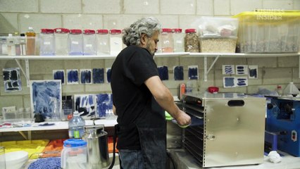 How the world's most expensive color is made