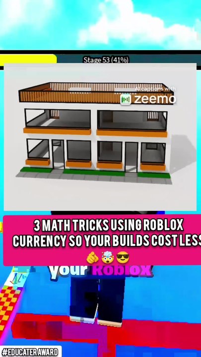 3 Math Tricks Using Roblox Currency So Your Builds Cost Less 🤯😎