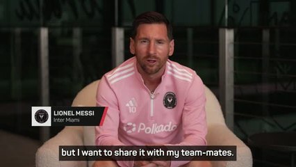 Messi 'thankful' to be named MLS MVP for second straight season