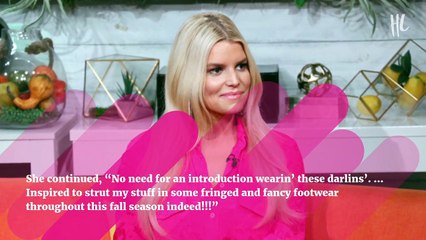 Jessica Simpson Channels Her Iconic ‘Dukes Of Hazzard’ Look In Daisy Dukes & Red Boots