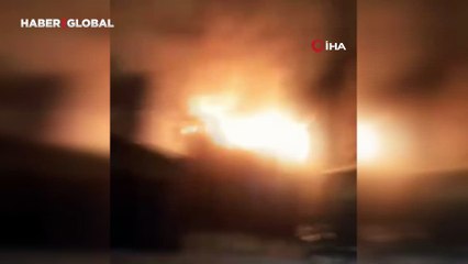 Yüksekova’da korkutan olay! Kalorifer kazan dairesi cayır cayır yandı