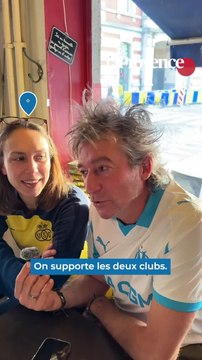 On a divorcé avant le match , au bar Le Marseillais , les supporters de l’OM et de l’Union réunis