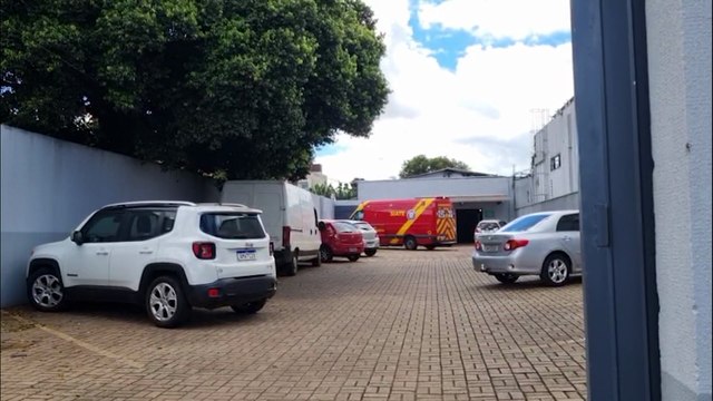 Trabalhador sofre queda de aproximadamente três metros e fica ferido no Centro