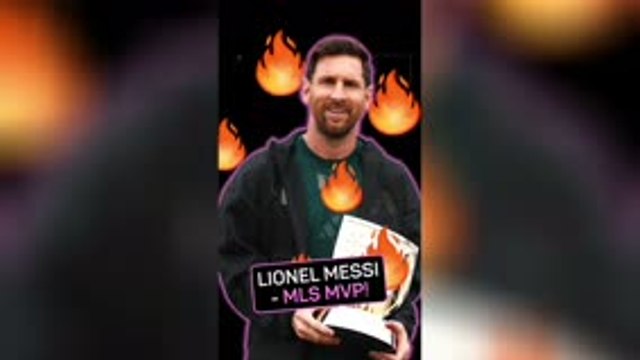 LIONEL MESSI – MLS MVP again!