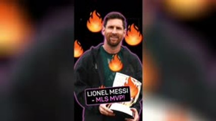 LIONEL MESSI – MLS MVP again!