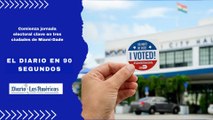 Comienza jornada electoral clave en tres ciudades de Miami-Dade | El Diario en 90 segundos
