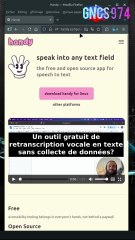 Un outil gratuit de retranscription vocale en texte sans collecte de données ?