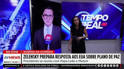 Guerra na Ucrânia: Zelensky prepara resposta aos EUA sobre plano de paz com a Rússia | TEMPO REAL
