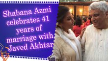 Shabana Azmi shares emotional anniversary message as she and Javed Akhtar complete 41 years