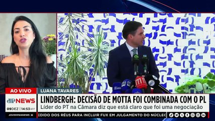 “Decisão de Motta foi combinada com PL”, diz líder do PT na Câmara | TEMPO REAL