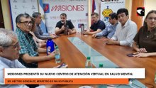 Misiones presentó su nuevo Centro de Atención Virtual en Salud Mental